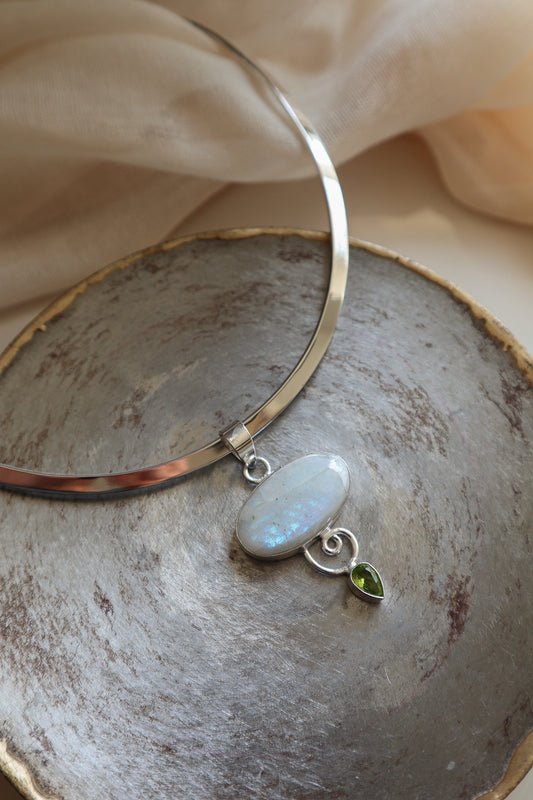 Moonstone & Peridot