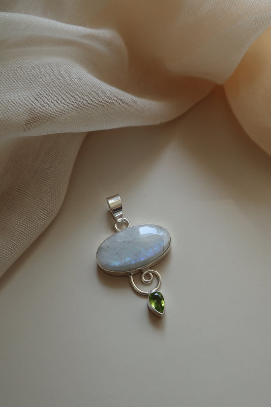 Moonstone & Peridot