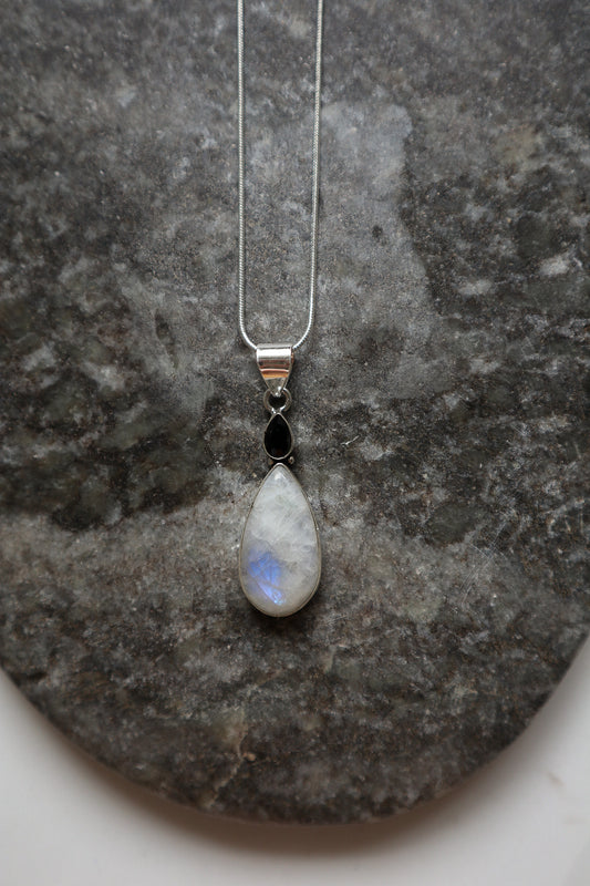 Moonstone & Black Onyx