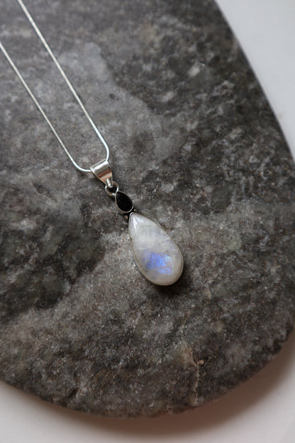 Moonstone & Black Onyx
