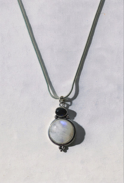 Moonstone & Black Onyx