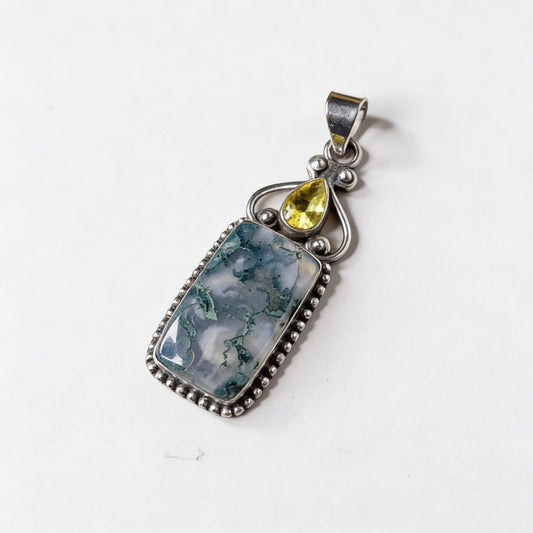 Moss Agate & Citrine